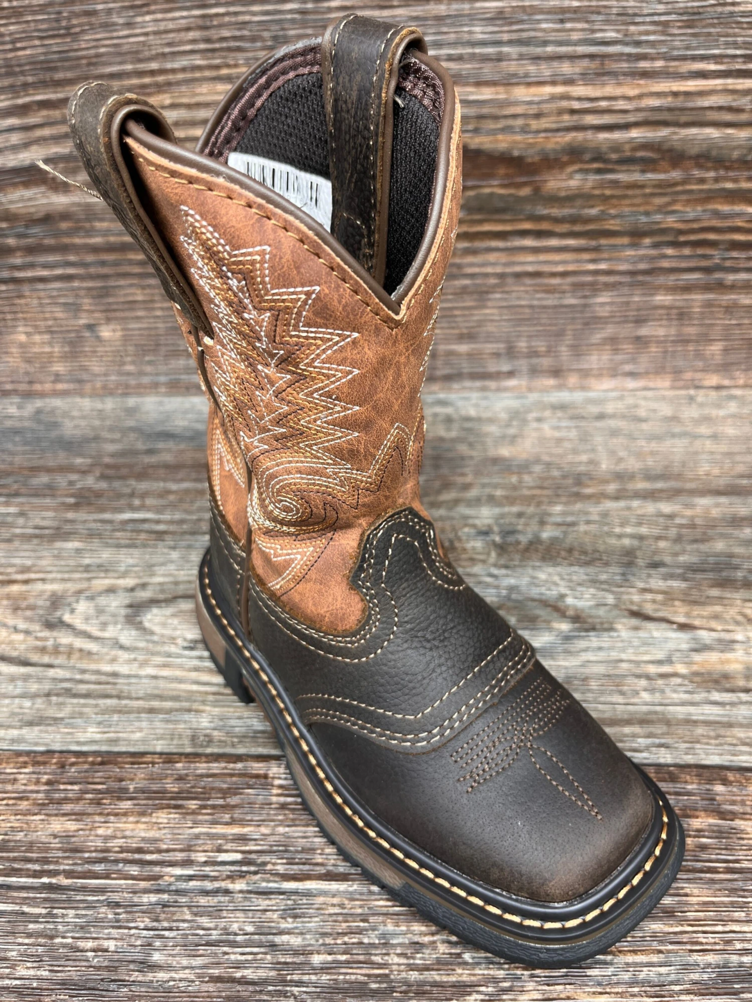 Rkw0257 Kid's Ride FLX Square Toe Wellington By Rocky 2 Rkw0257 Kid's Ride FLX Square Toe Wellington By Rocky - Image 2