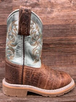 Dpc2918 Kid's Lil' Bisbee Square Toe Western Boot By Dan Post
