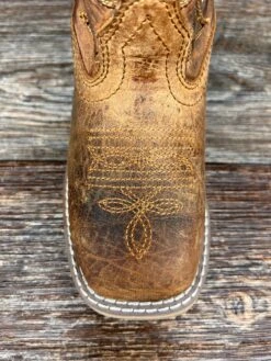 Dpc2926 Kid's Durant Jr Square Toe Western Boot By Dan Post -Western Cowboy Equipment Store IMG 8490