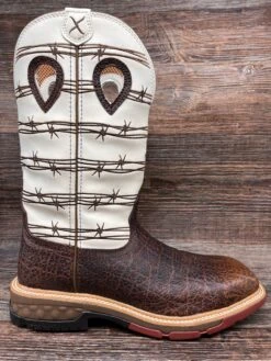 Mxba006 Men's Alloy Toe Cell Stretch Square Toe Work Boot By Twisted X