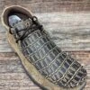 Mdm0067 Men's Gator Print Driving Moc Casual Shoe By Twisted X