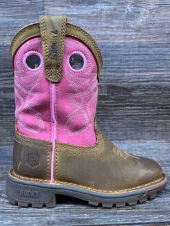 Rkw0387 Kid's Legacy 32 Square Toe Work Boot By Rocky