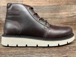 P725452 Men's Oxblood Covert Mid Waterproof Lace-Up Boot By Caterpillar