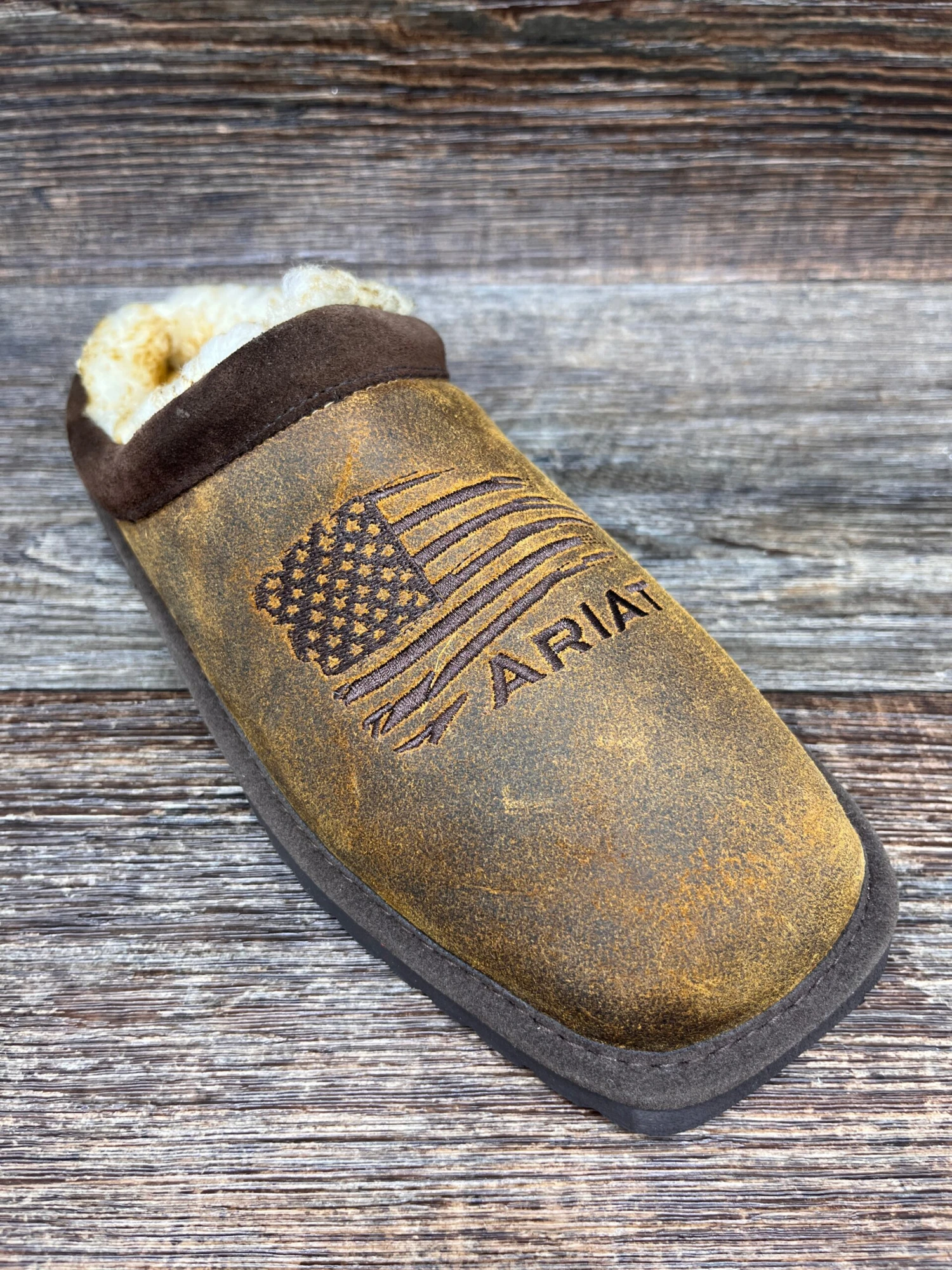 Ar2692 Men's Square Toe Patriot Slipper By Ariat 1 Ar2692 Men's Square Toe Patriot Slipper By Ariat