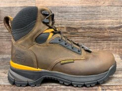 Gb00597 Men's 6 Inch Composite Safety Toe Waterproof Lace Up Work Boot By Georgia