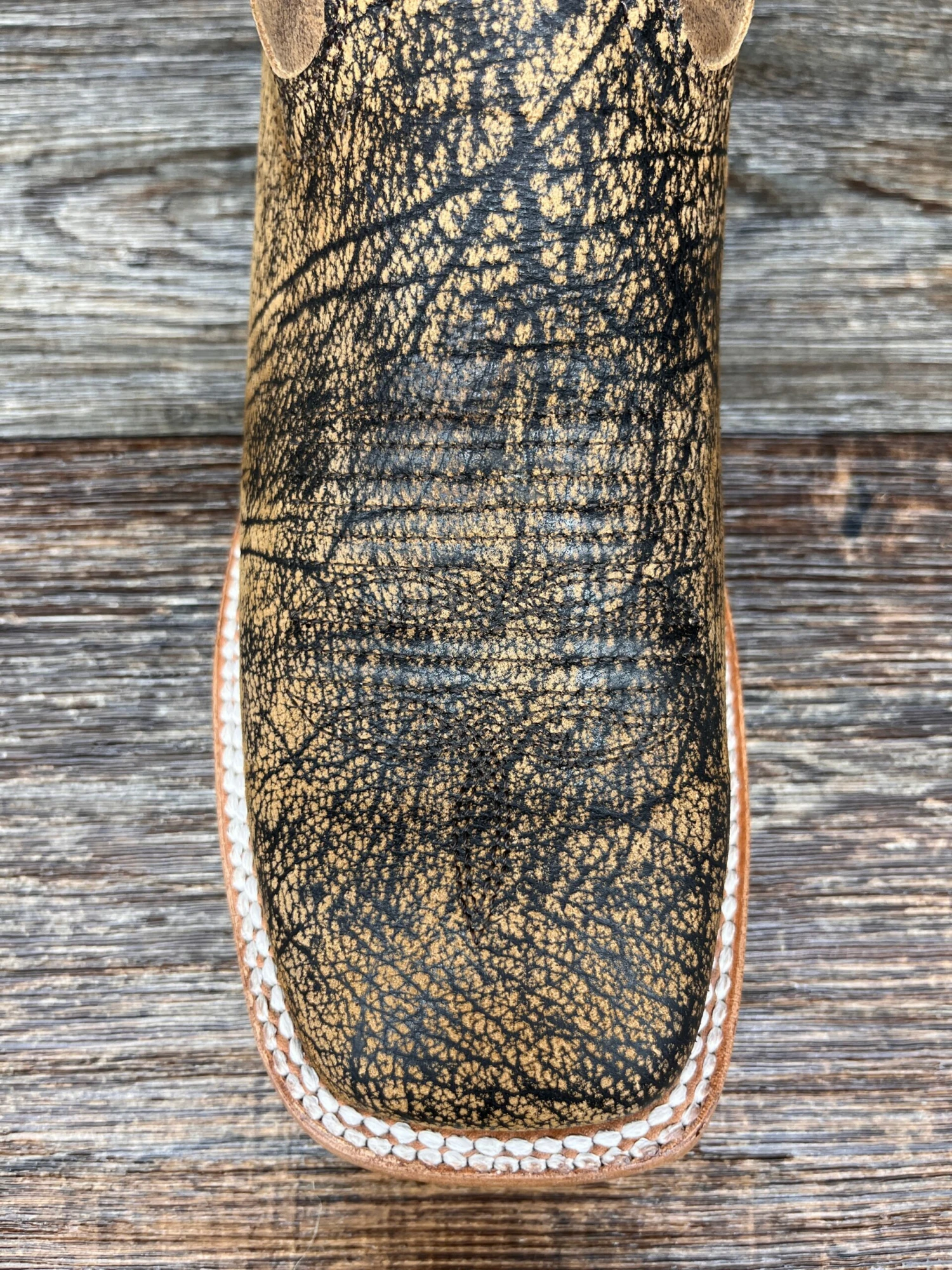 Ddb0437 Men's Sepia Genuine African Cape Buffalo Square Toe Western Boot By Durango 3 Ddb0437 Men's Sepia Genuine African Cape Buffalo Square Toe Western Boot By Durango - Image 3