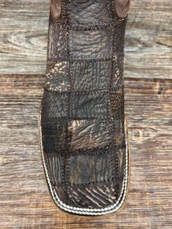 L5951 Men's Circle-G Patchwork Shark Skin Square Toe Western Boots By Corral -Western Cowboy Equipment Store IMG 9104