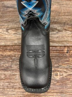 Dbt0236 Kid's Black Onyx Lil' Rebel Pro Western Boot By Durango -Western Cowboy Equipment Store IMG 9286