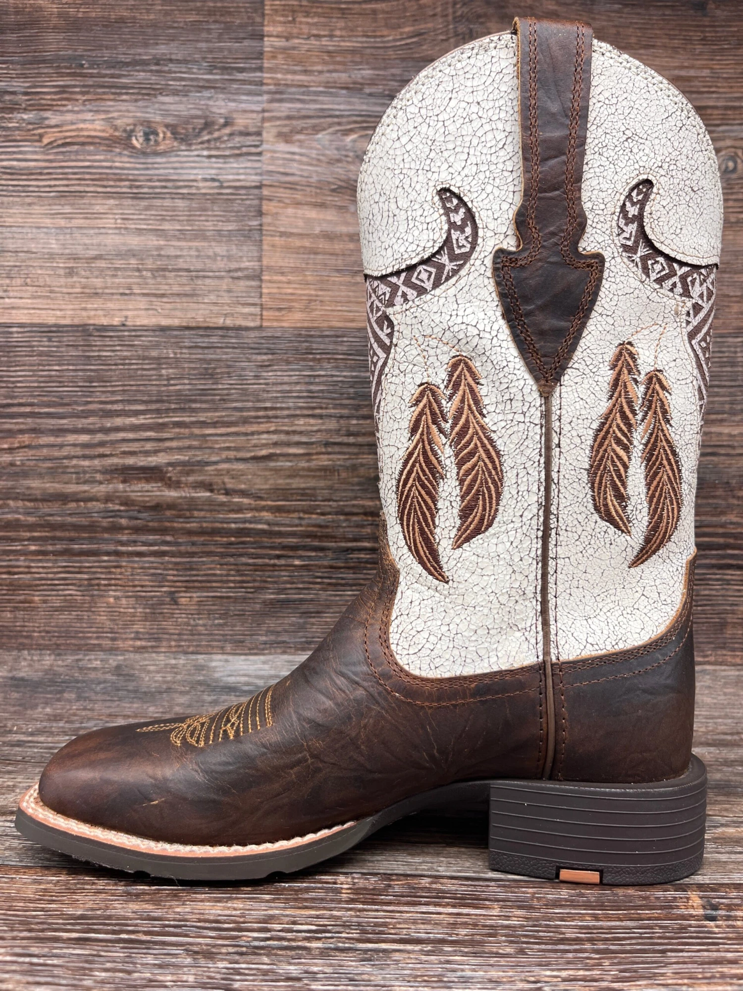 10044434 Women's Round Up Southwest StretchFit Western Boot By Ariat 4 10044434 Women's Round Up Southwest StretchFit Western Boot By Ariat - Image 4