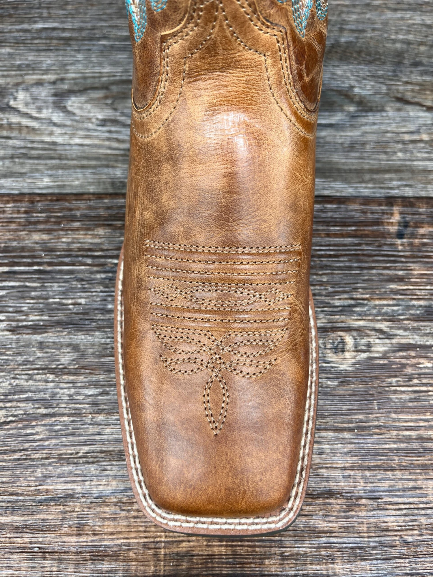 10044432 Women's Round Up Back Zip Square Toe Western Boot By Ariat 3 10044432 Women's Round Up Back Zip Square Toe Western Boot By Ariat - Image 3