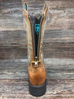 10044432 Women's Round Up Back Zip Square Toe Western Boot By Ariat 8 10044432 Women's Round Up Back Zip Square Toe Western Boot By Ariat -Western Cowboy Equipment Store IMG 9325
