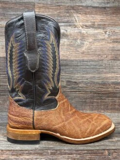 828q Men's Genuine Elephant Western Boot In Honey By Cowtown