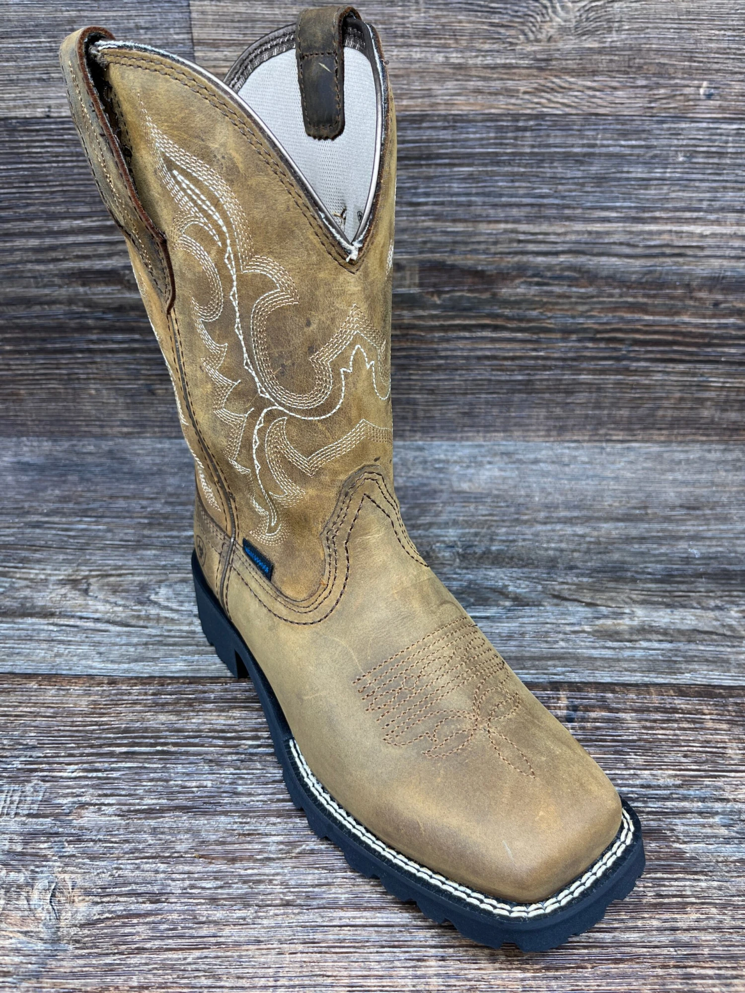 10044437 Women's Unbridled Rancher Waterproof Square Toe Work Boot By Ariat 2 10044437 Women's Unbridled Rancher Waterproof Square Toe Work Boot By Ariat - Image 2