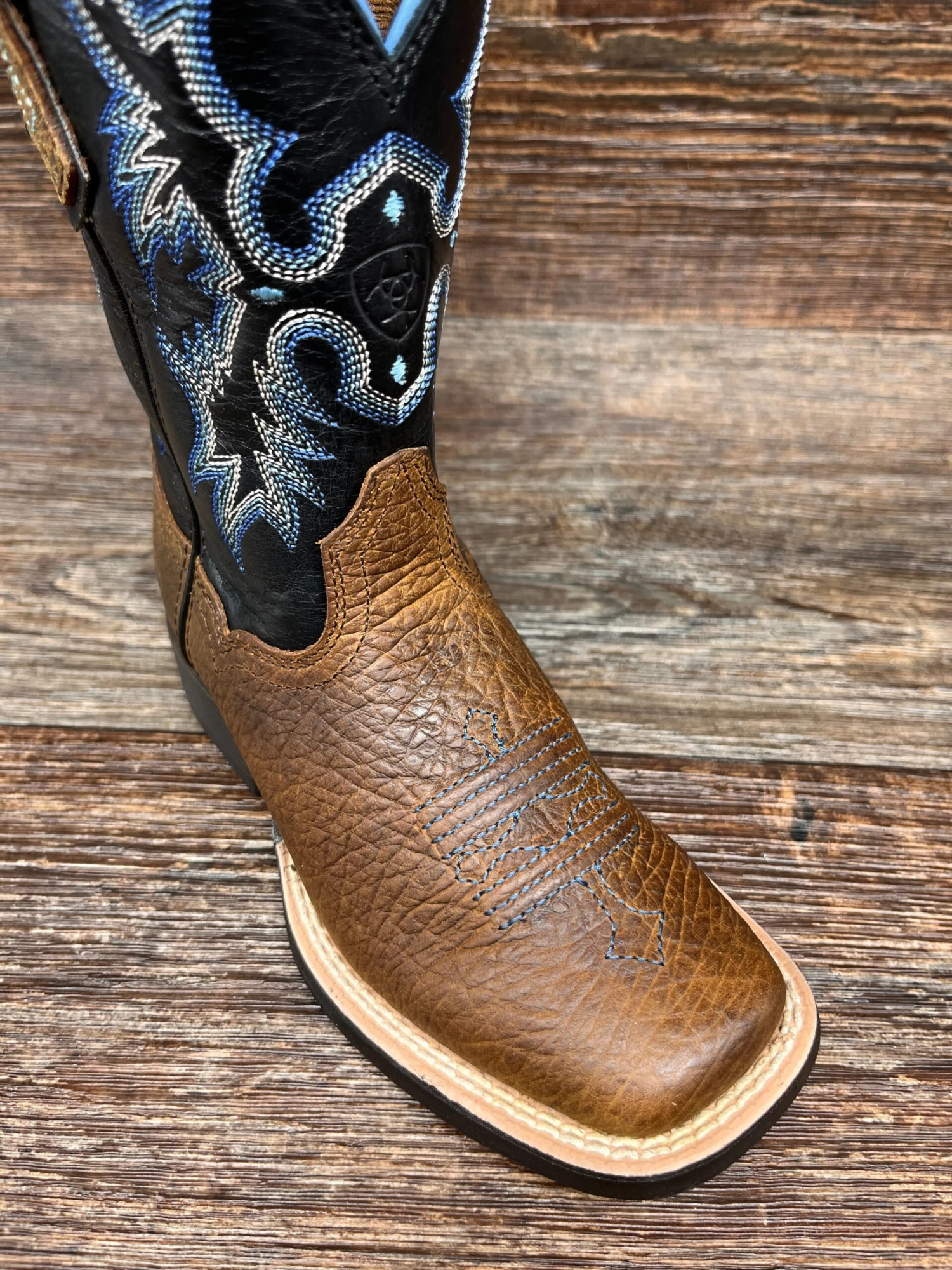 10012794 Kid's Tombstone Square Toe Western Boot By Ariat 2 10012794 Kid's Tombstone Square Toe Western Boot By Ariat - Image 2