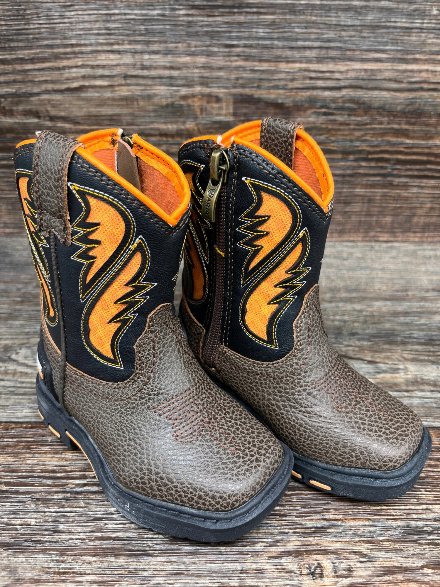 A441002802 Toddler's Ariat Intrepid Lil' Stompers Work Boot By M&F Western 1 A441002802 Toddler's Ariat Intrepid Lil' Stompers Work Boot By M&F Western