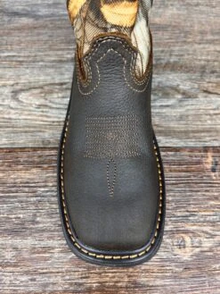 RKW0258 Kid's Ride FLX Square Toe Waterproof Work Boot By Rocky -Western Cowboy Equipment Store IMG 9725