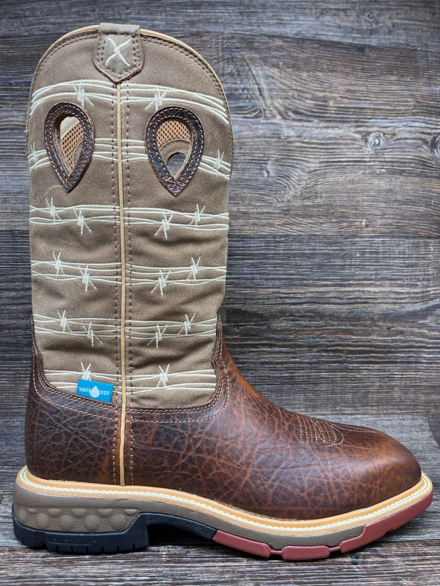 MXBAW05 Men's Alloy Toe Waterproof Square Toe Work Boot By Twisted X 1 MXBAW05 Men's Alloy Toe Waterproof Square Toe Work Boot By Twisted X