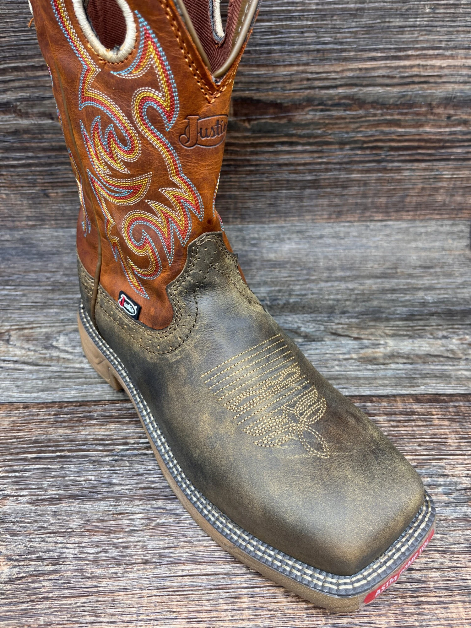 SE4341 Men's Rush Composite Safety Toe Waterproof Work Boot By Justin 2 SE4341 Men's Rush Composite Safety Toe Waterproof Work Boot By Justin - Image 2