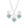 Js2537 River Lights In Love Jewelry Set By Montana Silversmiths