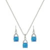 Js3814 River Of Lights Branched Pool Jewelry Set By Montana Silversmiths