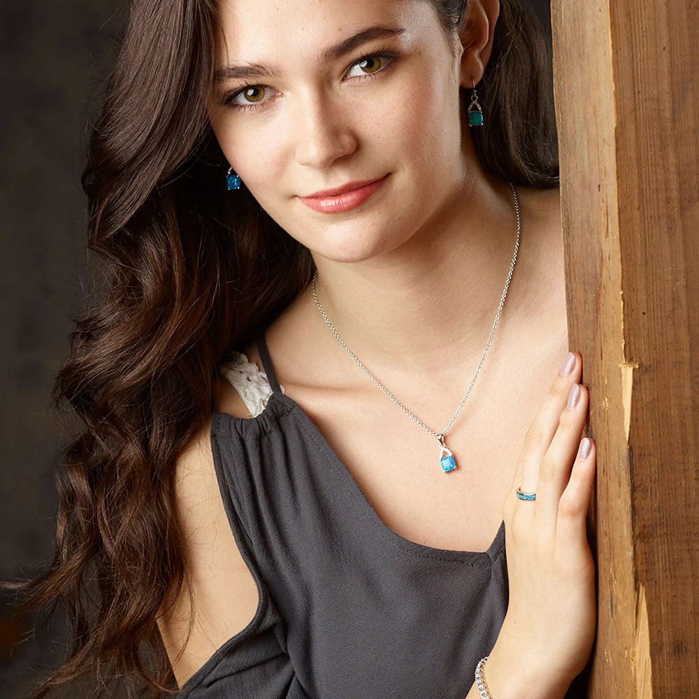 Js3814 River Of Lights Branched Pool Jewelry Set By Montana Silversmiths 2 Js3814 River Of Lights Branched Pool Jewelry Set By Montana Silversmiths - Image 2