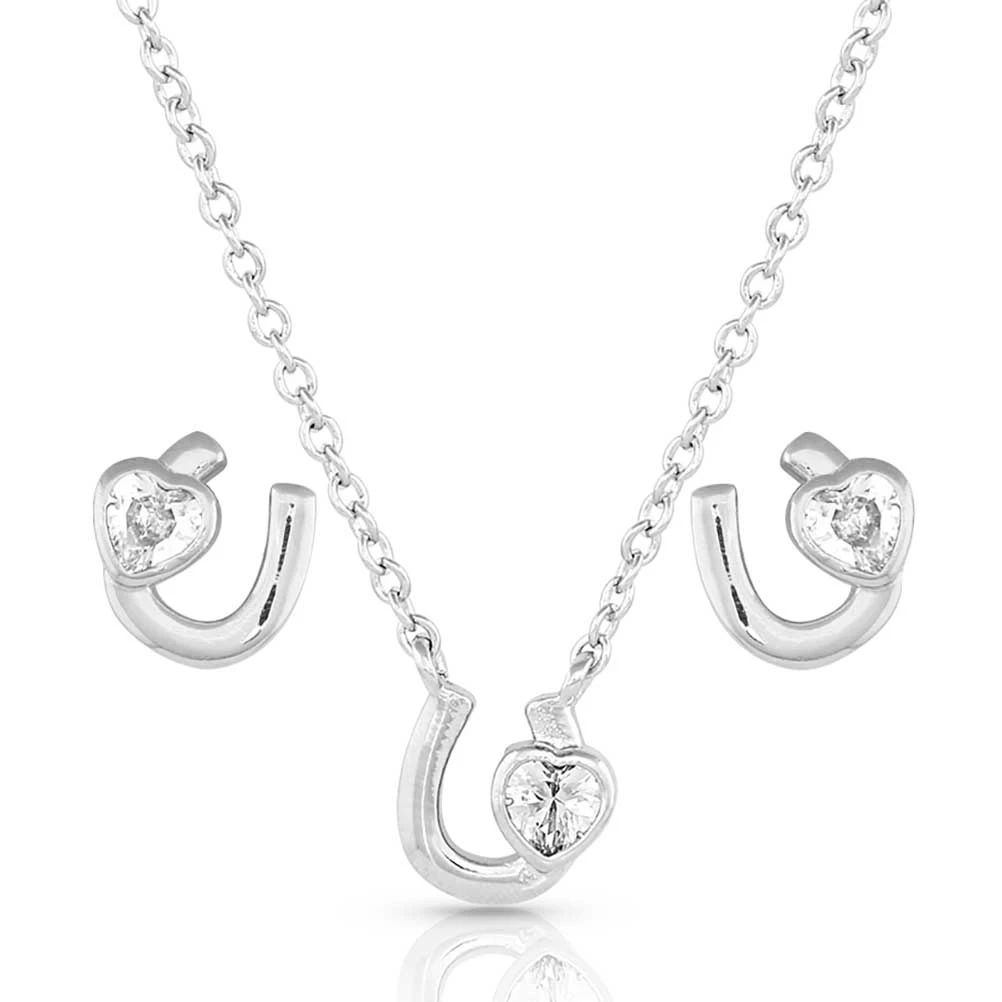 Js5298 Lucky Love Jewelry Set By Montana Silversmiths 1 Js5298 Lucky Love Jewelry Set By Montana Silversmiths