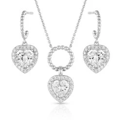 Js5313 Queen Heart Jewelry Set By Montana Silversmiths