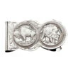 Mcl50 Buffalo Indian Nickel Scalloped Money Clip By Montana Silversmiths
