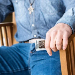 Mcl50cbb Scalloped Vintage Bronze Buffalo Nickel Money Clip By Montana Silversmiths 5 Mcl50cbb Scalloped Vintage Bronze Buffalo Nickel Money Clip By Montana Silversmiths -Western Cowboy Equipment Store MCL50CBB mod