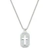 Nc2843 Classic Cross Cut Out Necklace By Montana Silversmiths