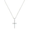 Nc3239 Acadian Cross Baguette Necklace By Montana Silversmiths