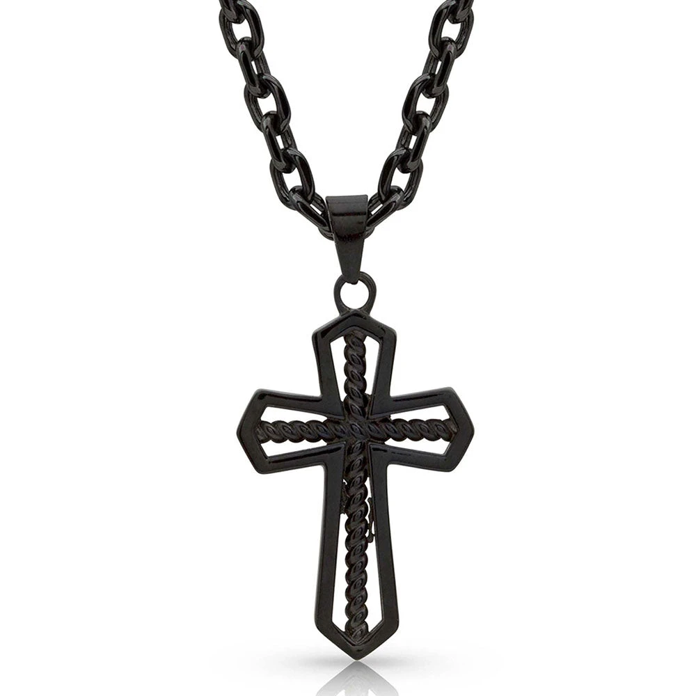 Nc4025 Through The Darkest Night Cross Necklace By Montana Silversmiths 1 Nc4025 Through The Darkest Night Cross Necklace By Montana Silversmiths