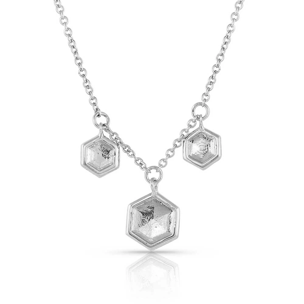 Nc4947 Chevron Silver Necklace By Montana Silversmiths 2 Nc4947 Chevron Silver Necklace By Montana Silversmiths - Image 2