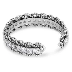 Rg5260 Crystal Roads Ring By Montana Silversmiths 7 Rg5260 Crystal Roads Ring By Montana Silversmiths -Western Cowboy Equipment Store RG5260 alt