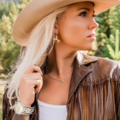 Yeler5153 The Y Yellowstone Brand Earrings By Montana Silversmiths -Western Cowboy Equipment Store YELER5153 mod