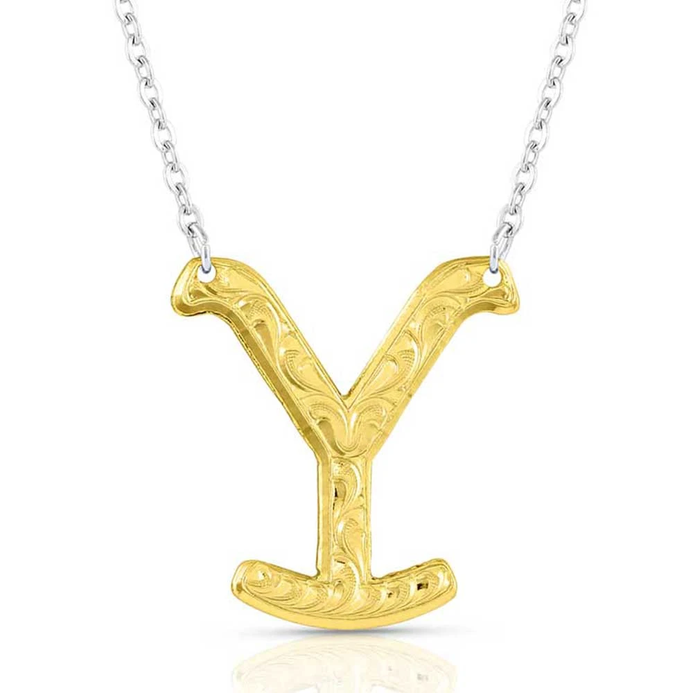 Yelnc5153 The Y Yellowstone Brand Necklace By Montana Silversmiths 1 Yelnc5153 The Y Yellowstone Brand Necklace By Montana Silversmiths