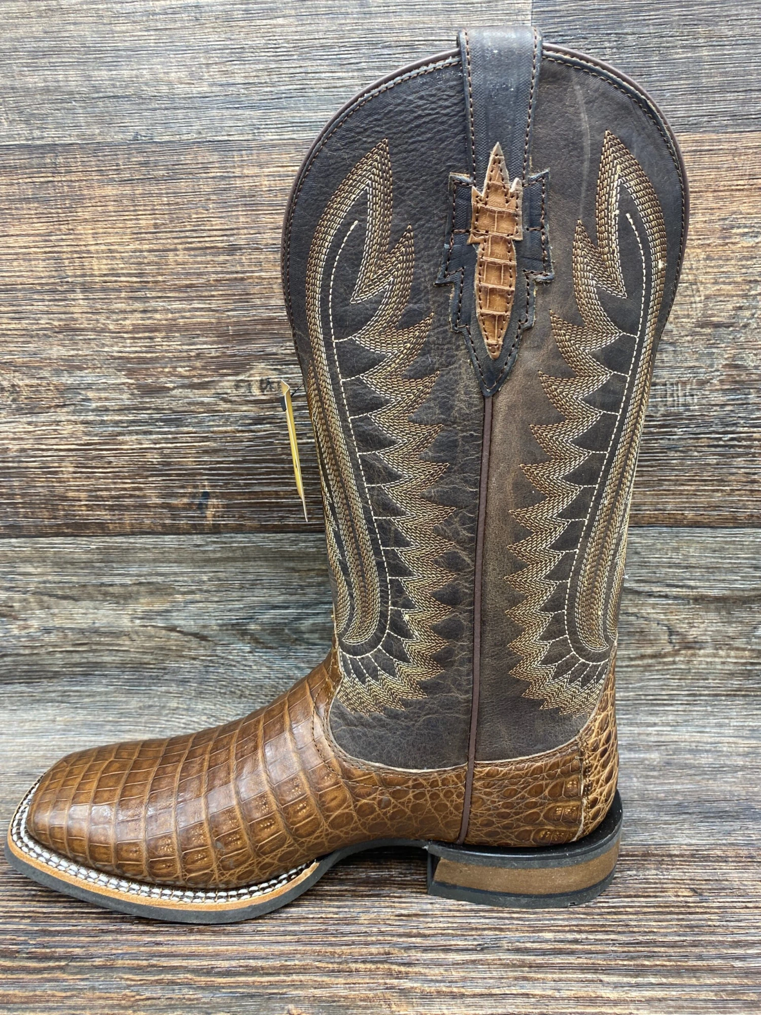 10034030 Men’s Double Down Genuine Caiman Square Toe By Ariat 5 10034030 Men’s Double Down Genuine Caiman Square Toe By Ariat - Image 5